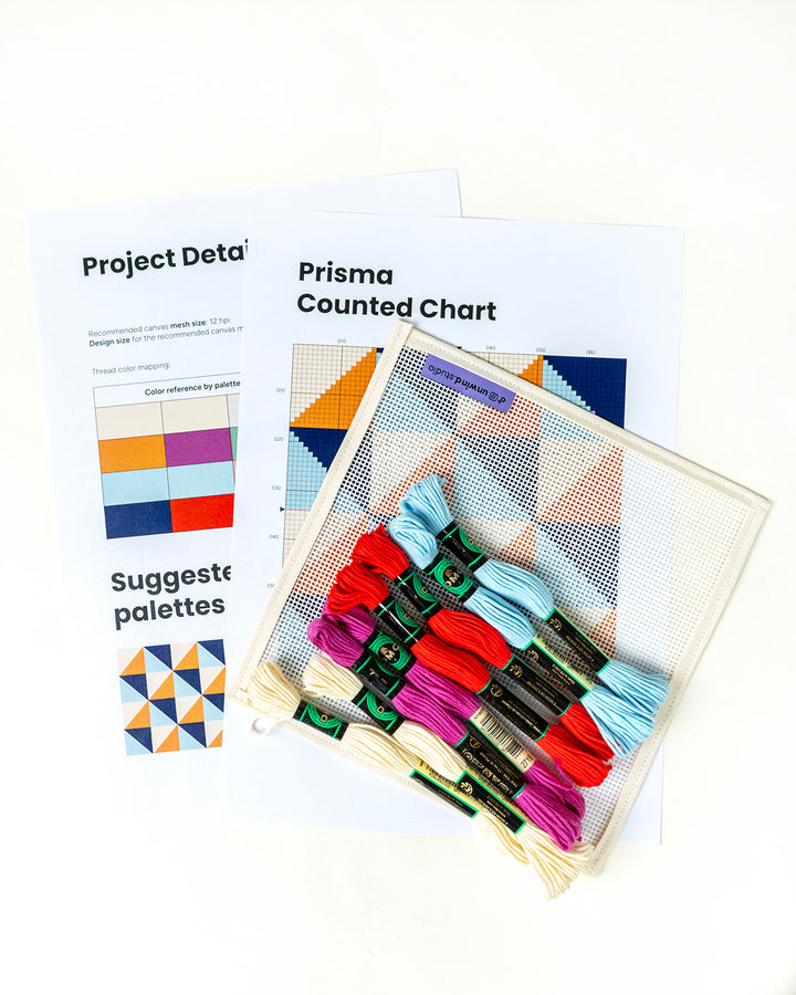 Tiles Needlepoint Counted Kit: Prisma
