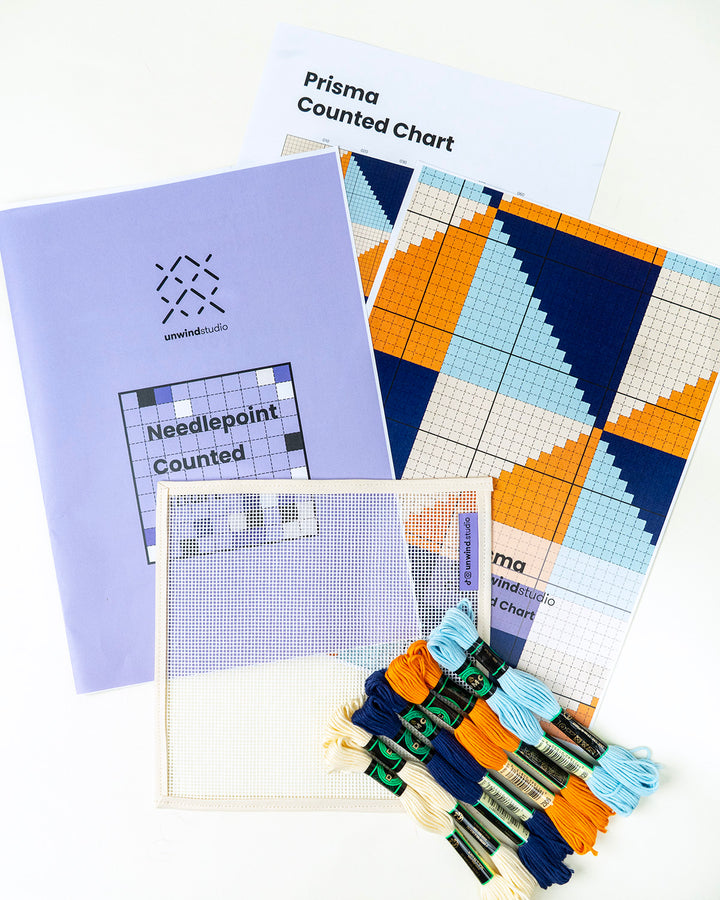Tiles Needlepoint Counted Kit: Prisma
