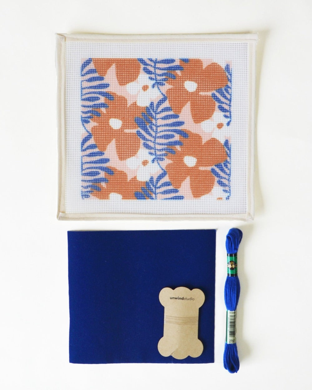 Royan Sunglasses Case Needlepoint Kit by Unwind Studio