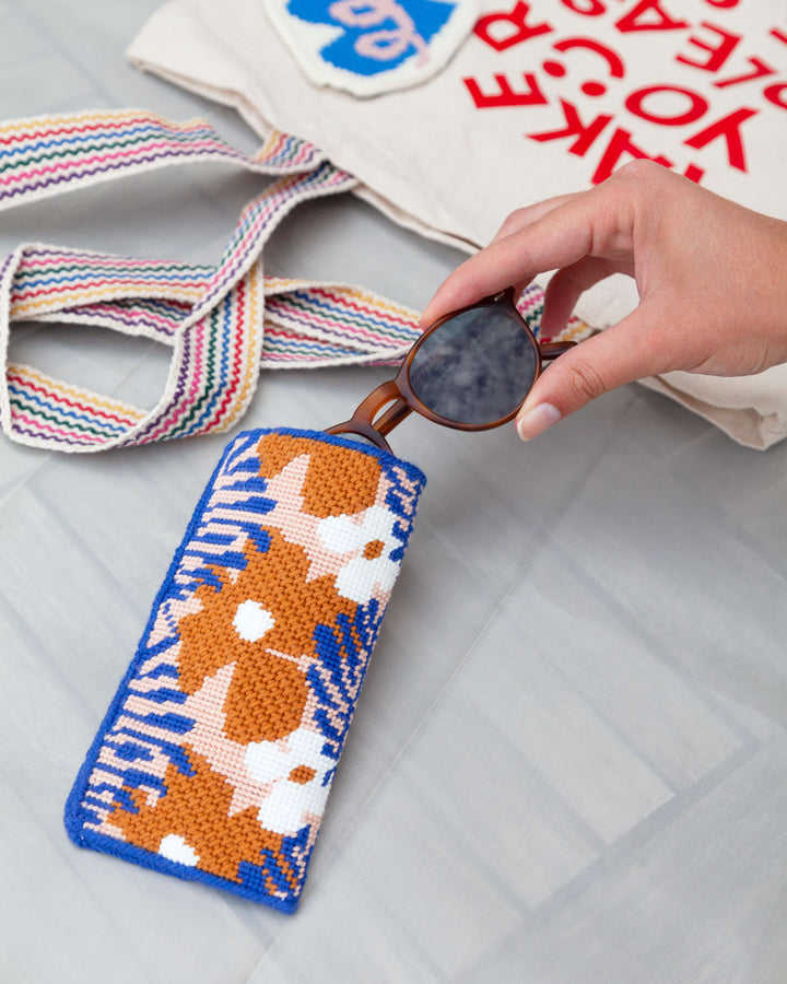 Royan Sunglasses Case Needlepoint Kit by Unwind Studio