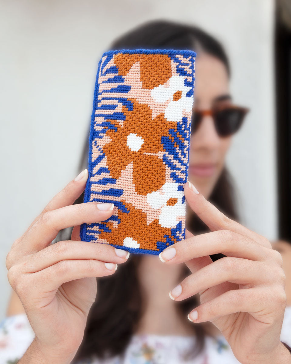 Royan Sunglasses Case Needlepoint Kit by Unwind Studio