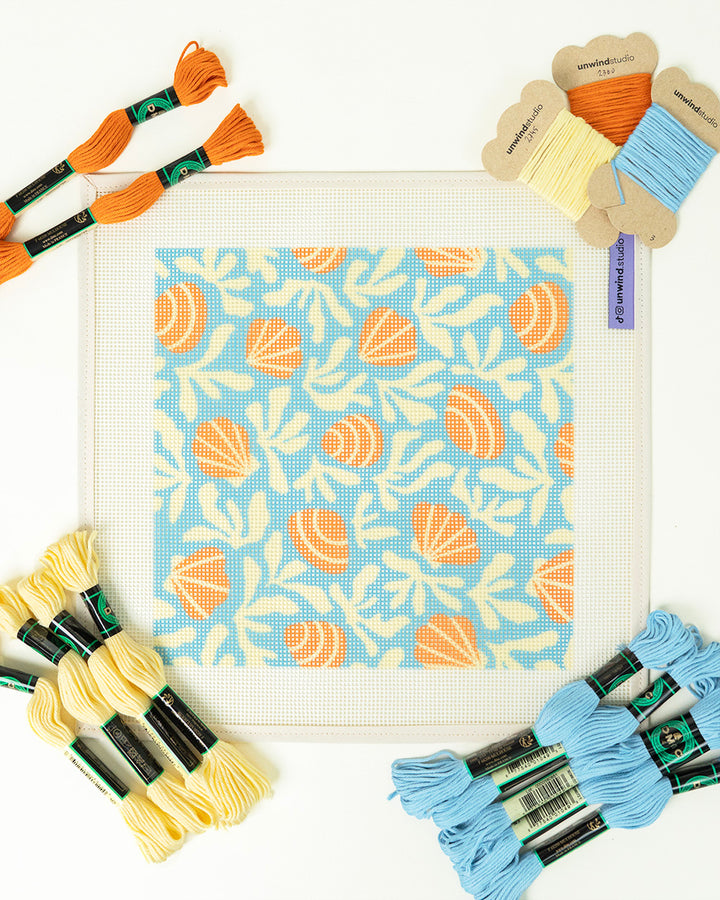 Sea Shells Needlepoint Kit