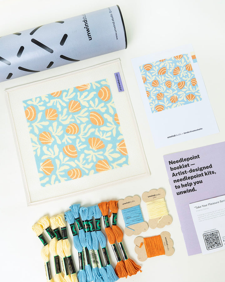 Sea Shells Needlepoint Kit