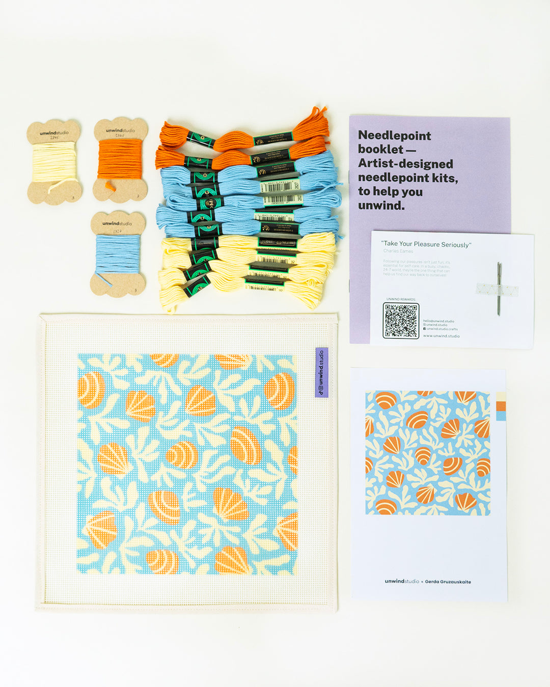 Sea Shells Needlepoint Kit