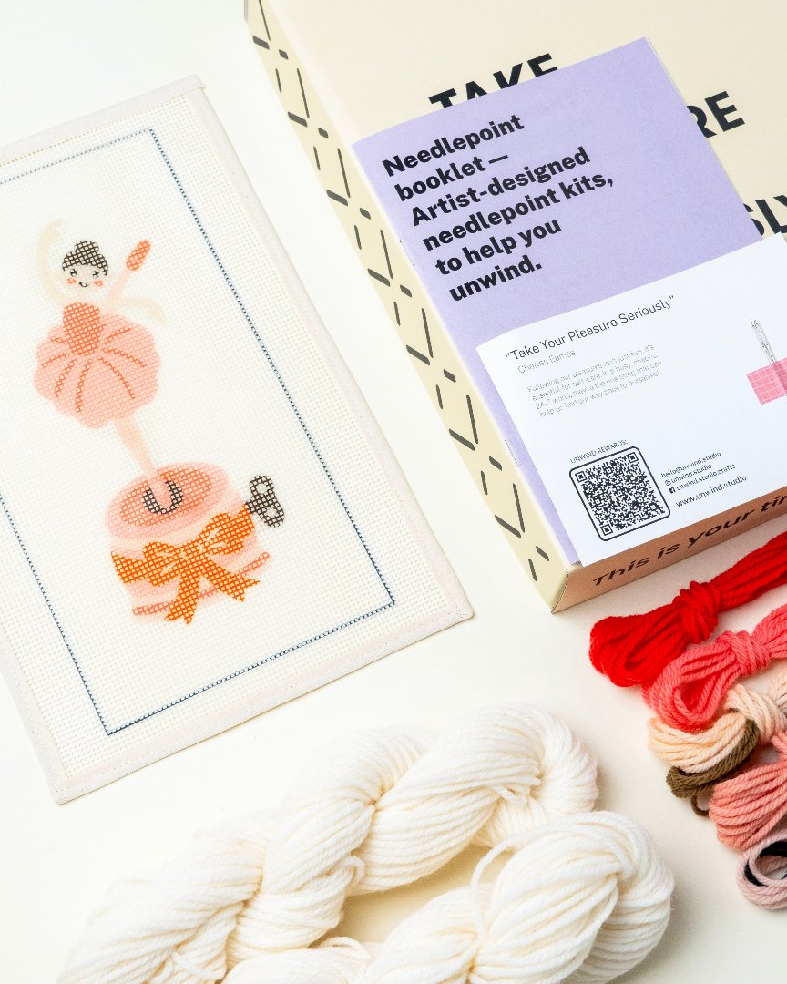 La Ballerine Needlepoint Stand Up Kit