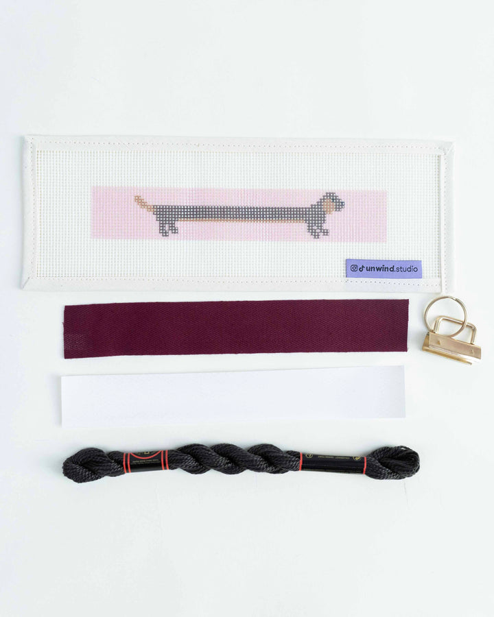 The Wi(e)nner Key Fob Needlepoint Kit