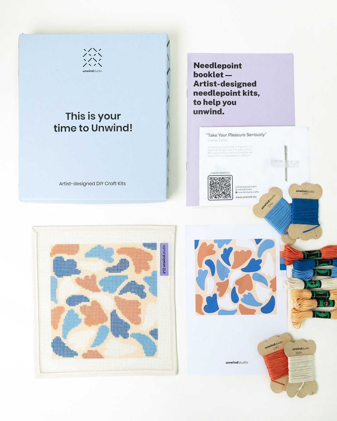 Walking in the Wind Sunglasses Case Needlepoint  Kit