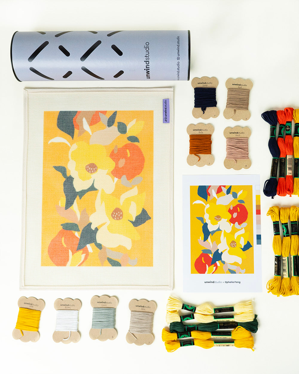 Yellow Delight Needlepoint Kit