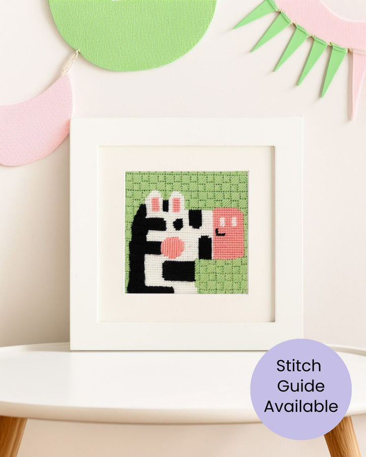 Zoe, the Zebra - Needlepoint Kit for Kids