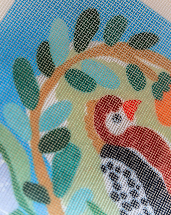 Birds of a Feather Needlepoint Cushion Kit by Unwind Studio