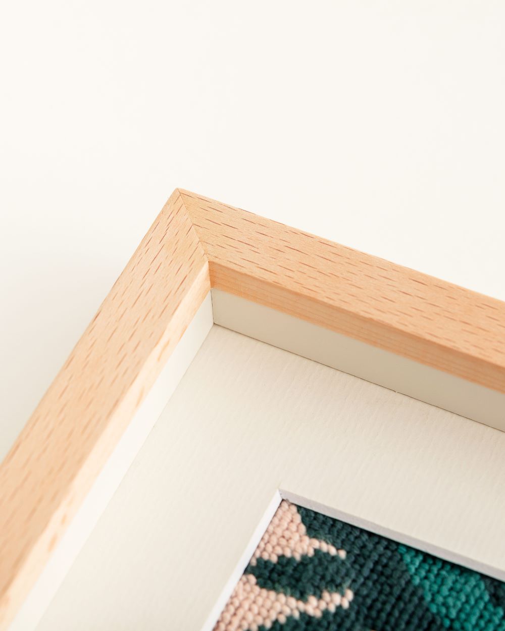 Frames for Needlepoint by Unwind Studio inside angle