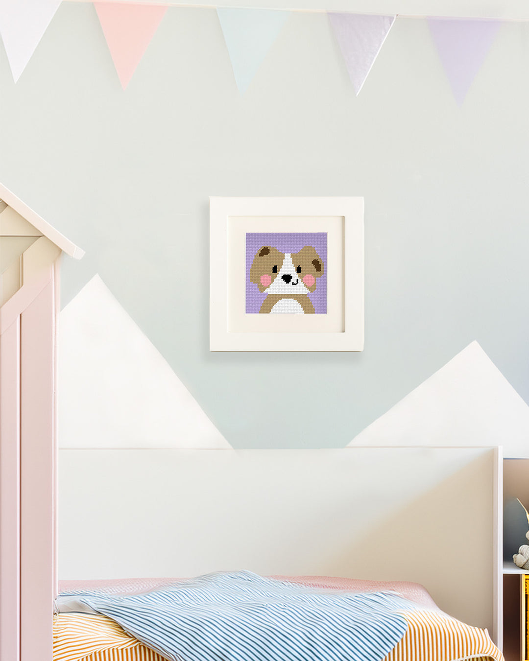 David, the Dog - Needlepoint Kit for Kids