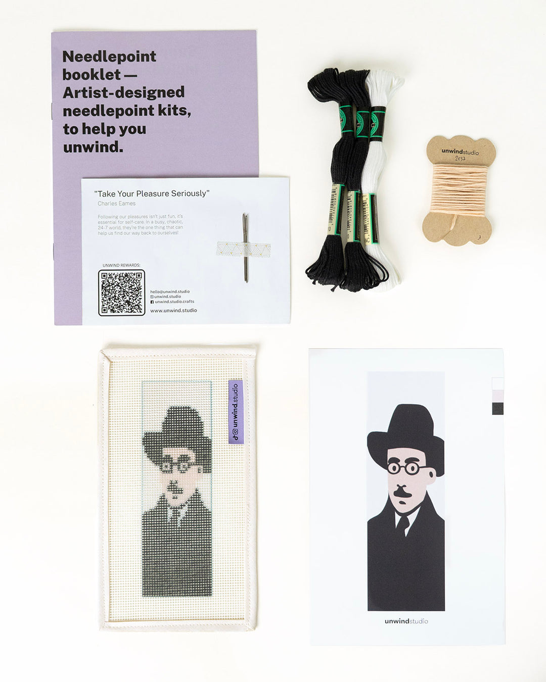 Canevas de marque-page Fernando Pessoa