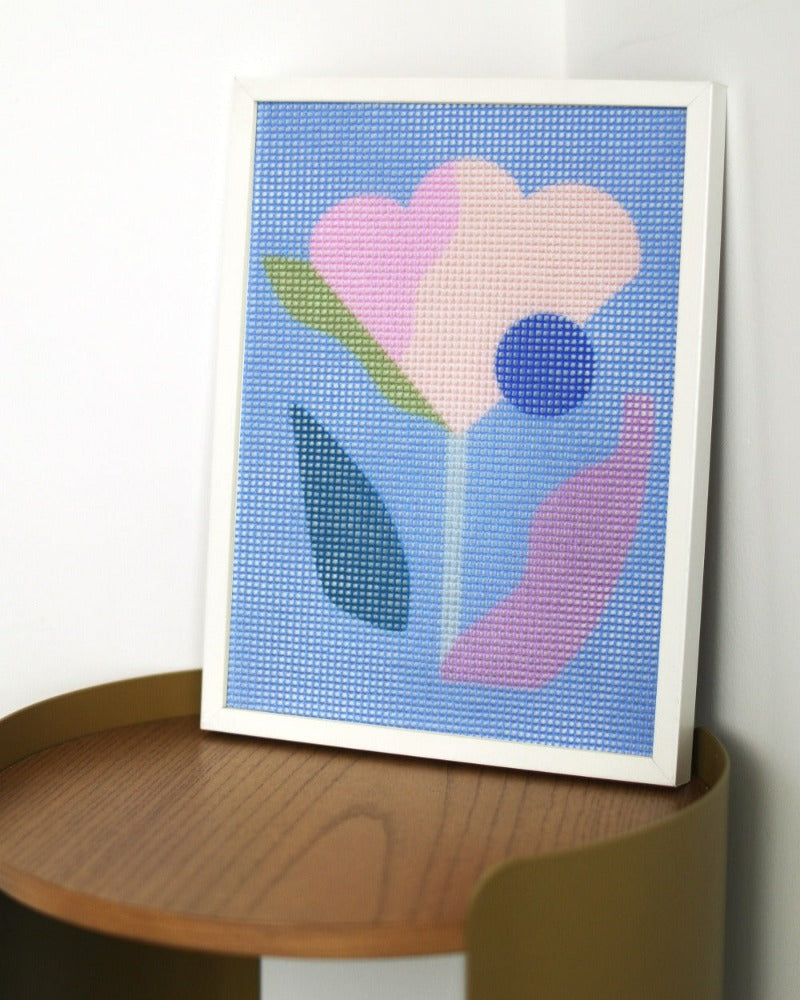 Needlepoint: A modern stitch directory in 50 cards