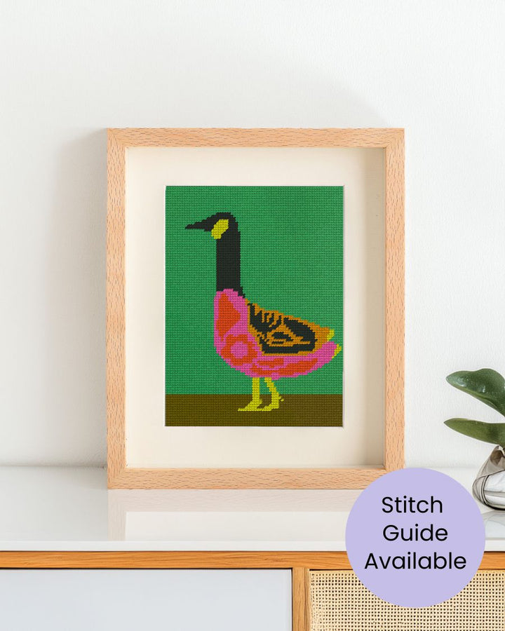 Folk Goose Needlepoint Kit