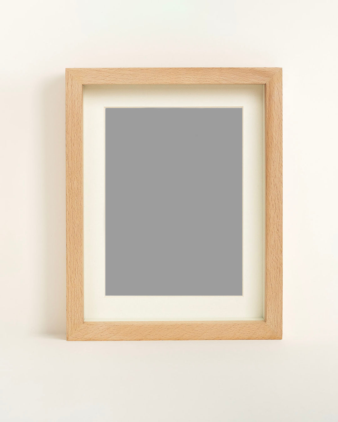 Solid Beech Wood Frame: Deep-Set