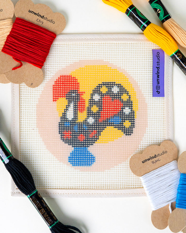 Galo de Barcelos Needlepoint Ornament Kit