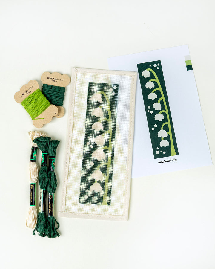 Lily of the Valley Bookmark Needlepoint Kit