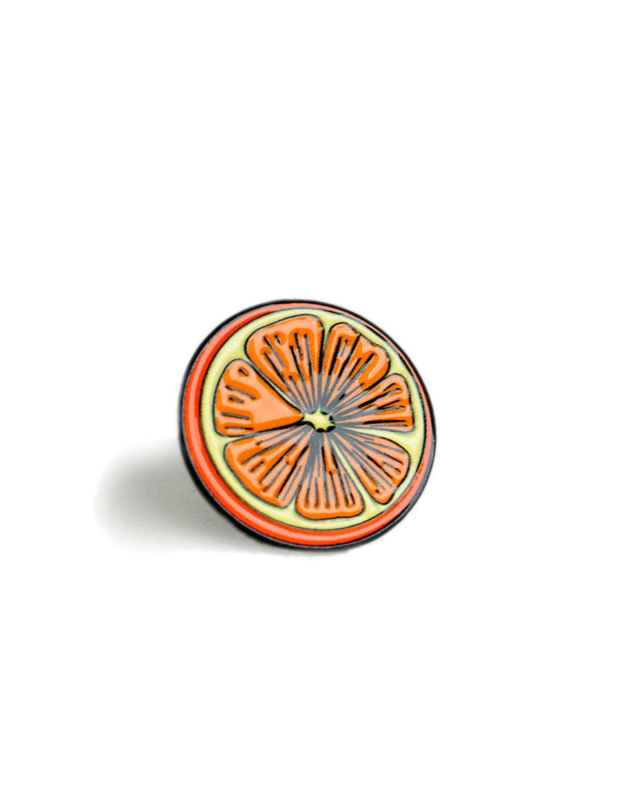 Needle Minder Orange Magnet (enamel pin) – Unwind Studio