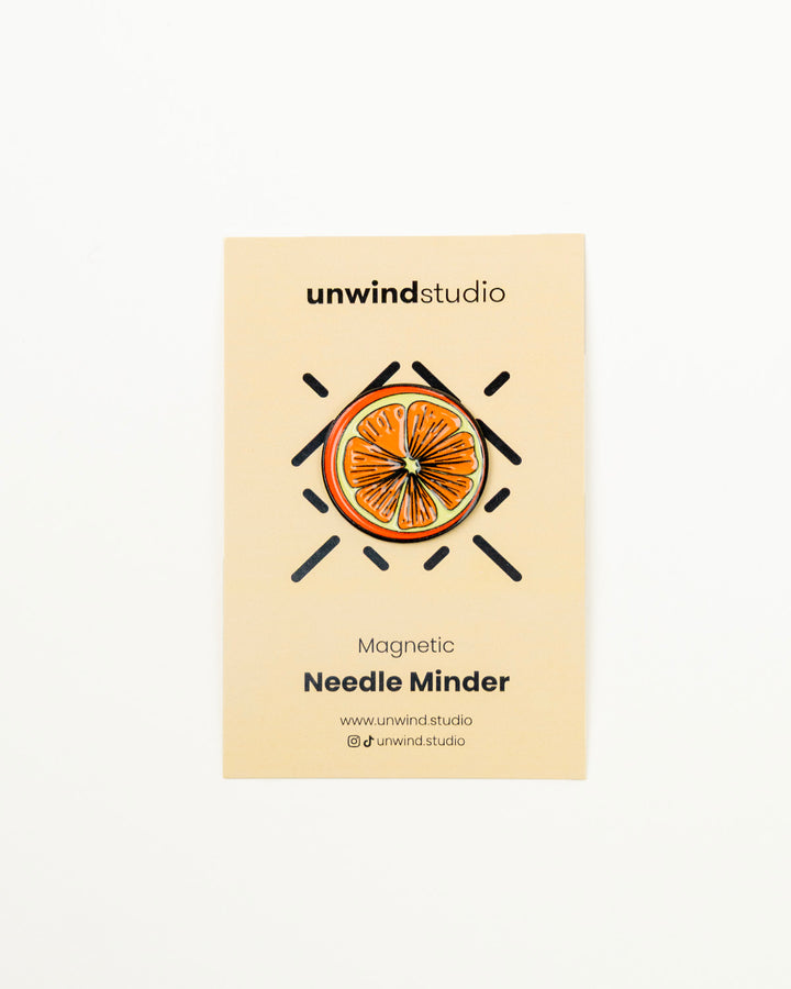 Needle Minder Orange Magnet (enamel pin)