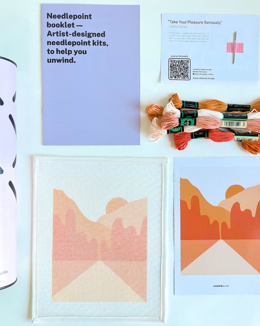 Tangerine Road Needlepoint Kit