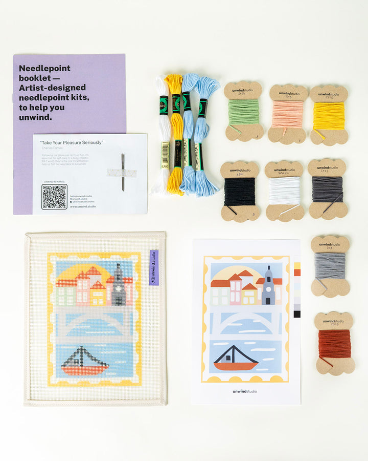 Porto Postcard Needlepoint Kit
