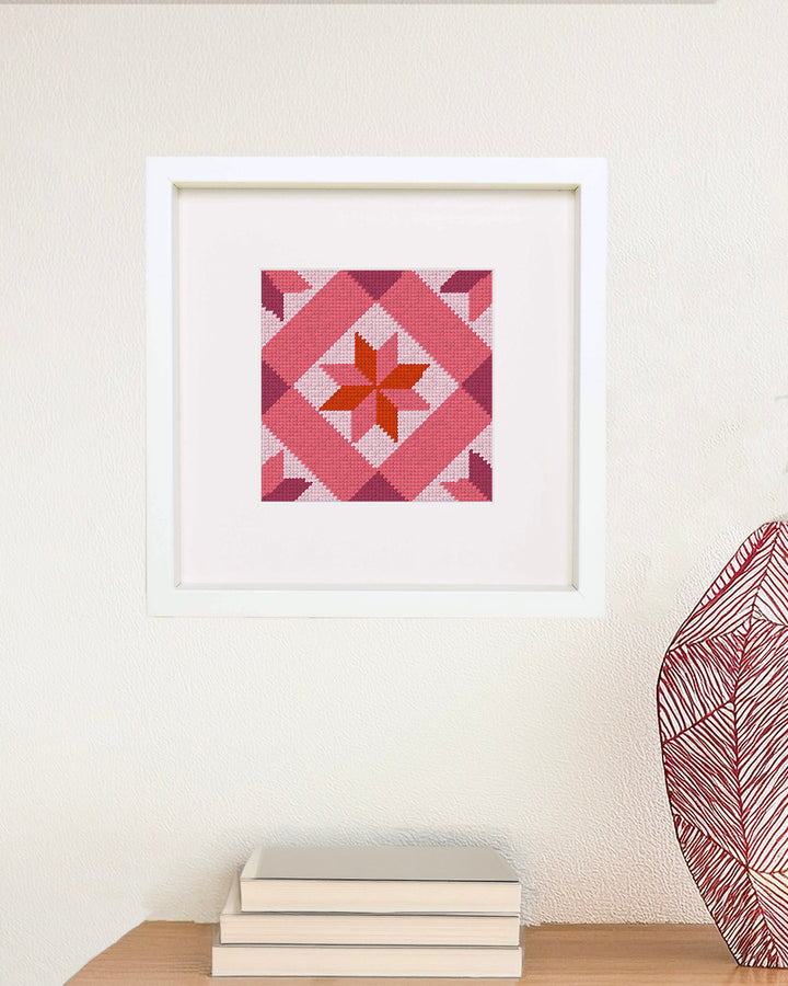 Tiles Needlepoint Counted Kit: Quilt