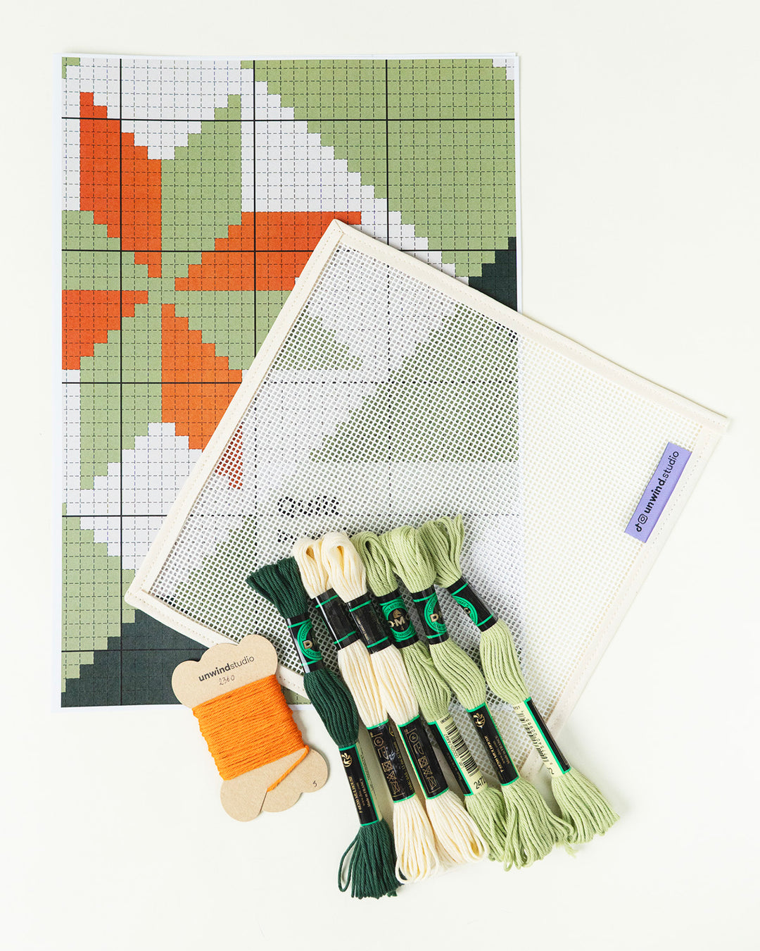 Tiles Needlepoint Counted Kit: Quilt