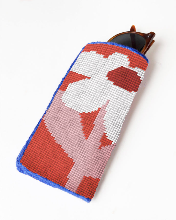 Sunny Sunday Gobelinstickerei-Sonnenbrillen-Etui-Set