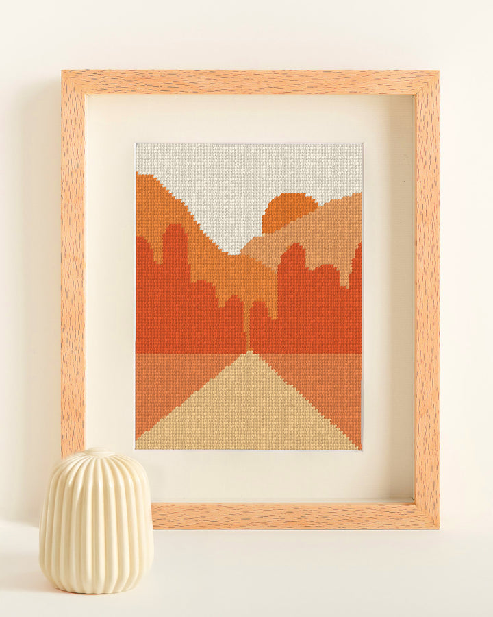 Tangerine Road Needlepoint Kit