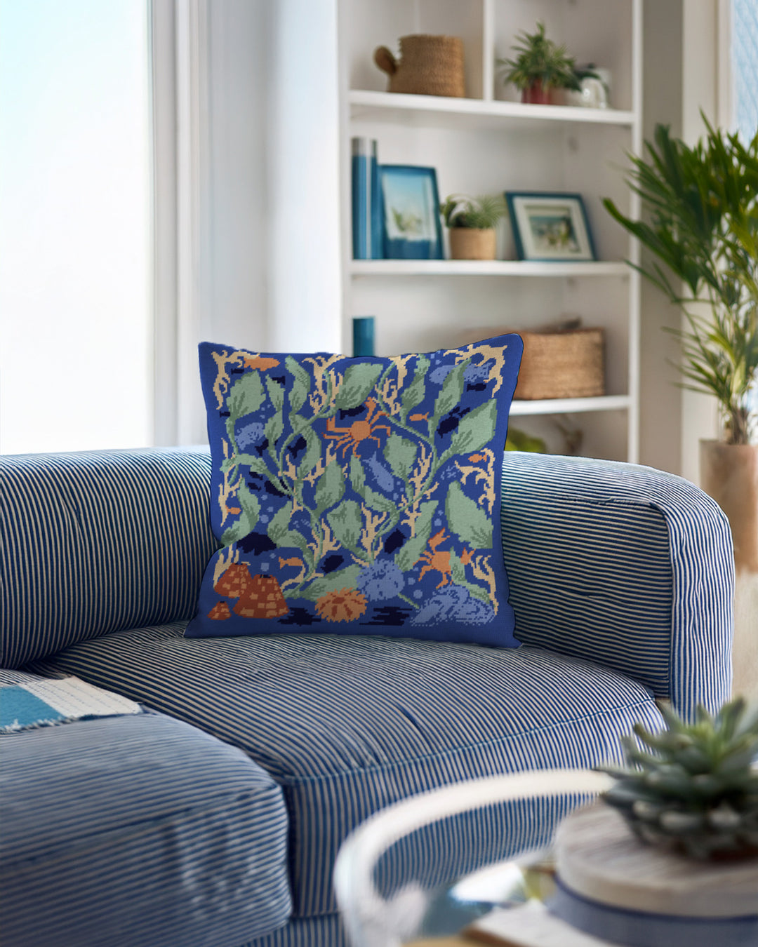 Kelp Forest Needlepoint Cushion Kit