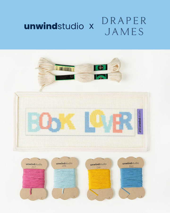 Book Lover Bookmark Needlepoint Kit x Draper James