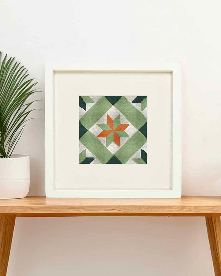Tiles Needlepoint Counted Kit: Quilt