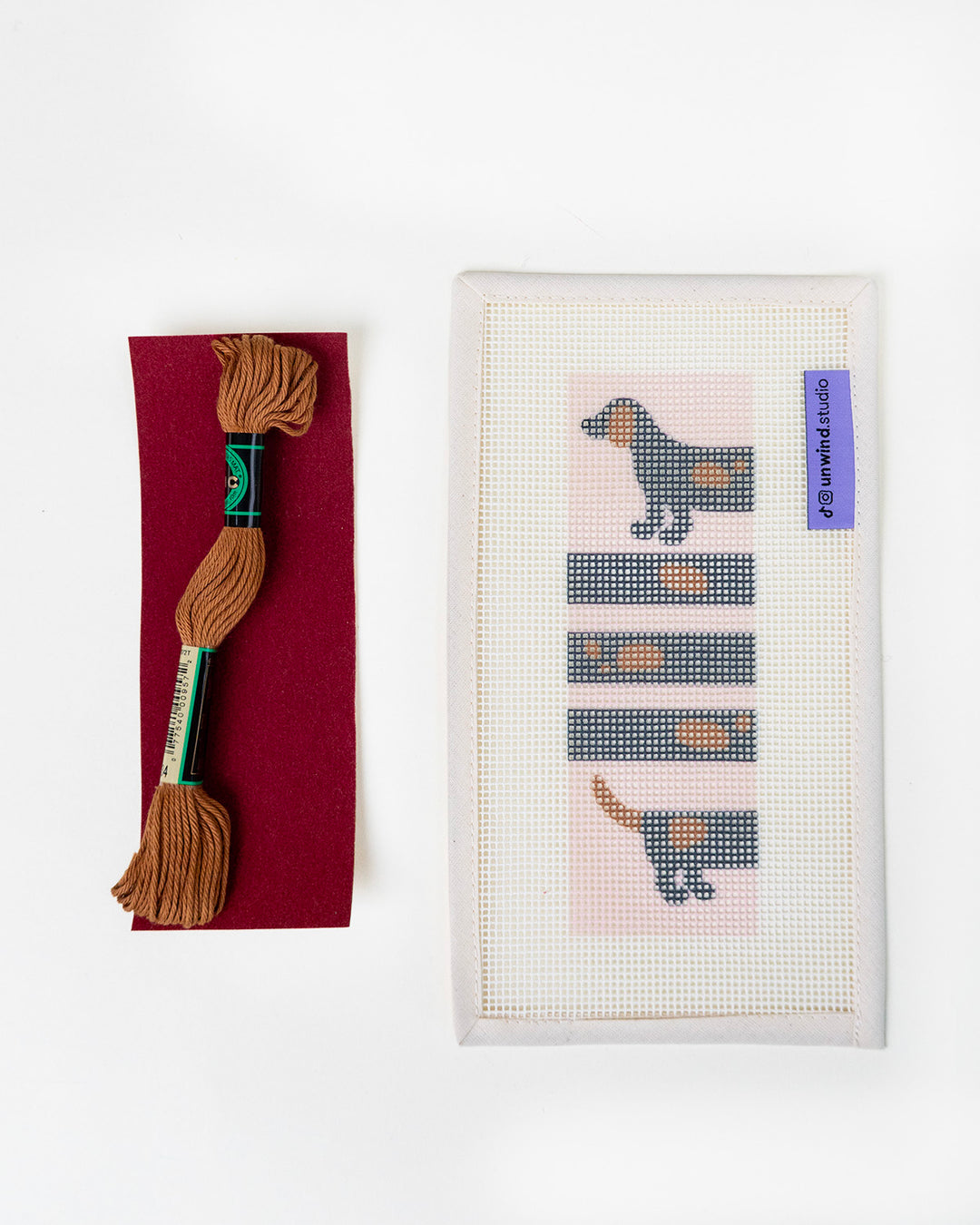 Sticken auf Stramin STARTER set "Der Wi(e)nner" Lesezeichen
