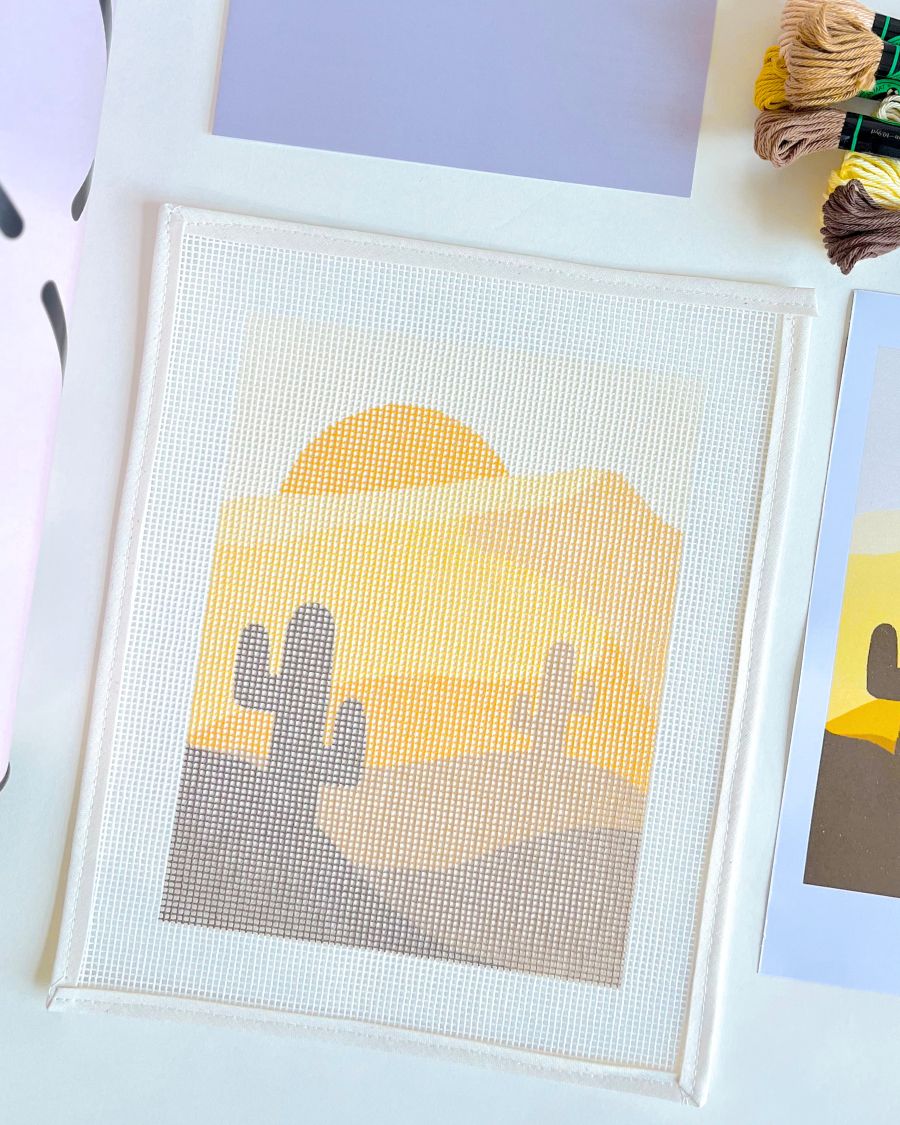 Gold Desert Needlepoint Kit