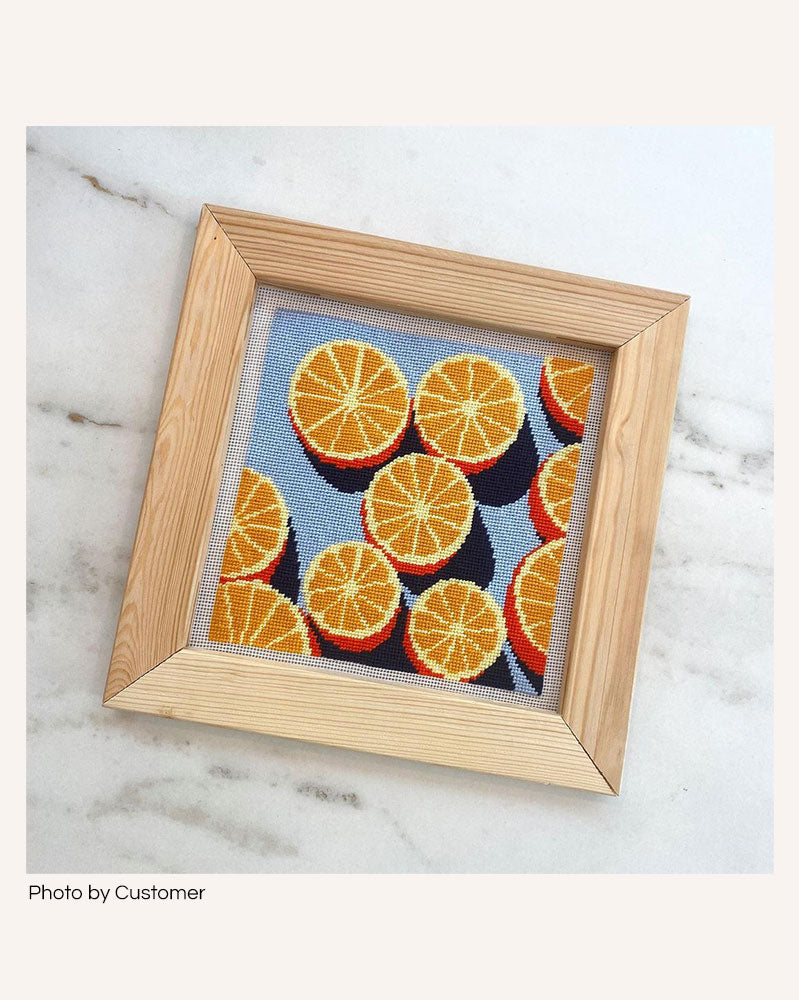 Agrumes Needlepoint Kit by Unwind Studio