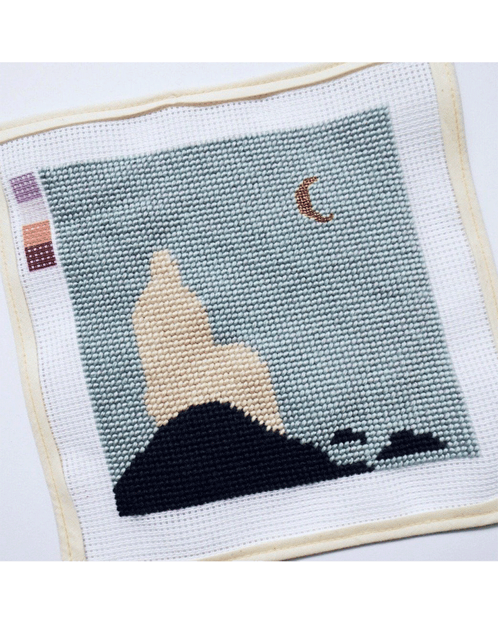 A Espera / The Waiting Beginner Needlepoint Kit by Unwind Studio