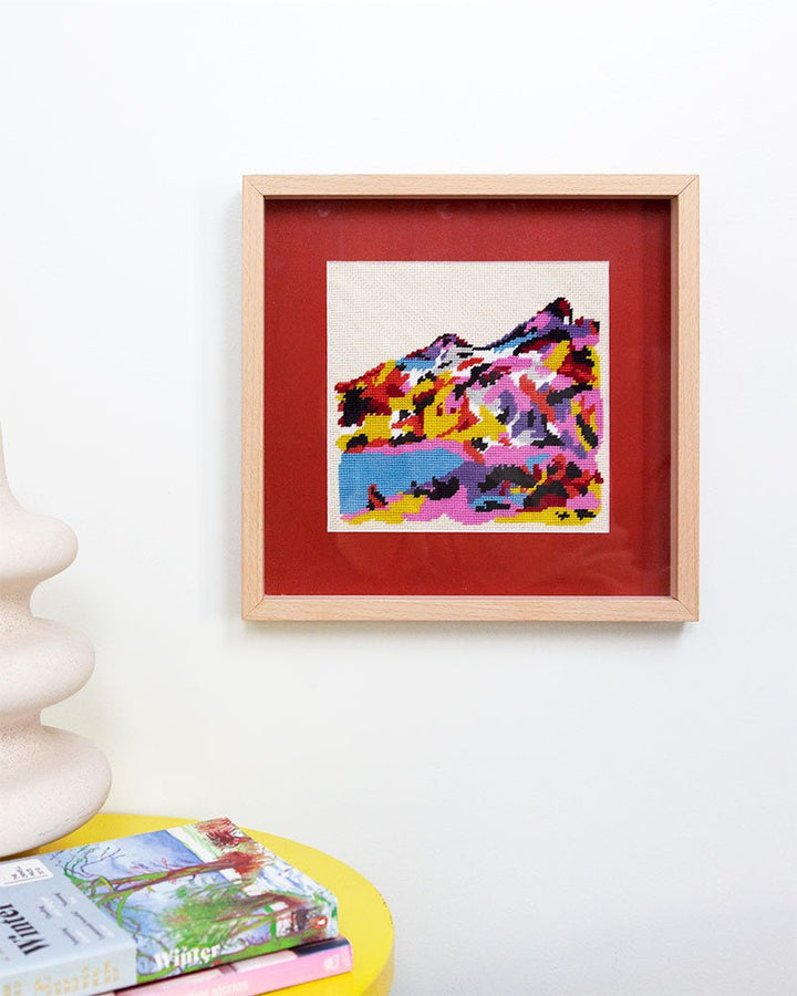 "Ain't no mountain high enough" Needlepoint Kit by Unwind Studio