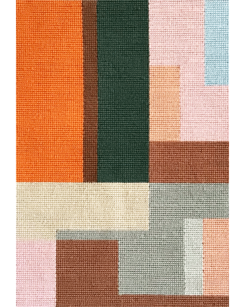 Barragán Needlepoint Kit by Unwind Studio