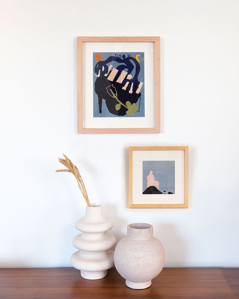 A Espera / The Waiting Beginner Needlepoint Kit by Unwind Studio