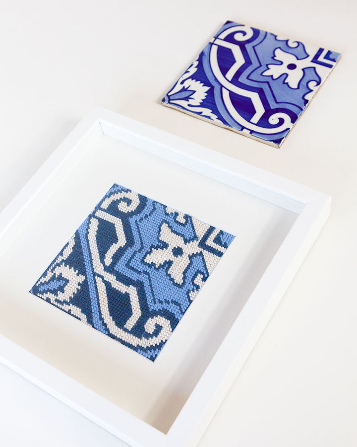 Portuguese Tile Needlepoint Kit: Fontainhas by Unwind Studio