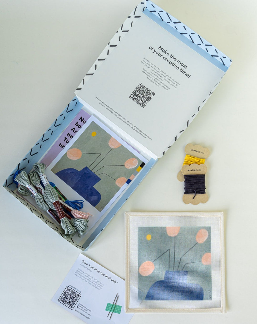 The Sun Needlepoint Kit by Unwind Studio