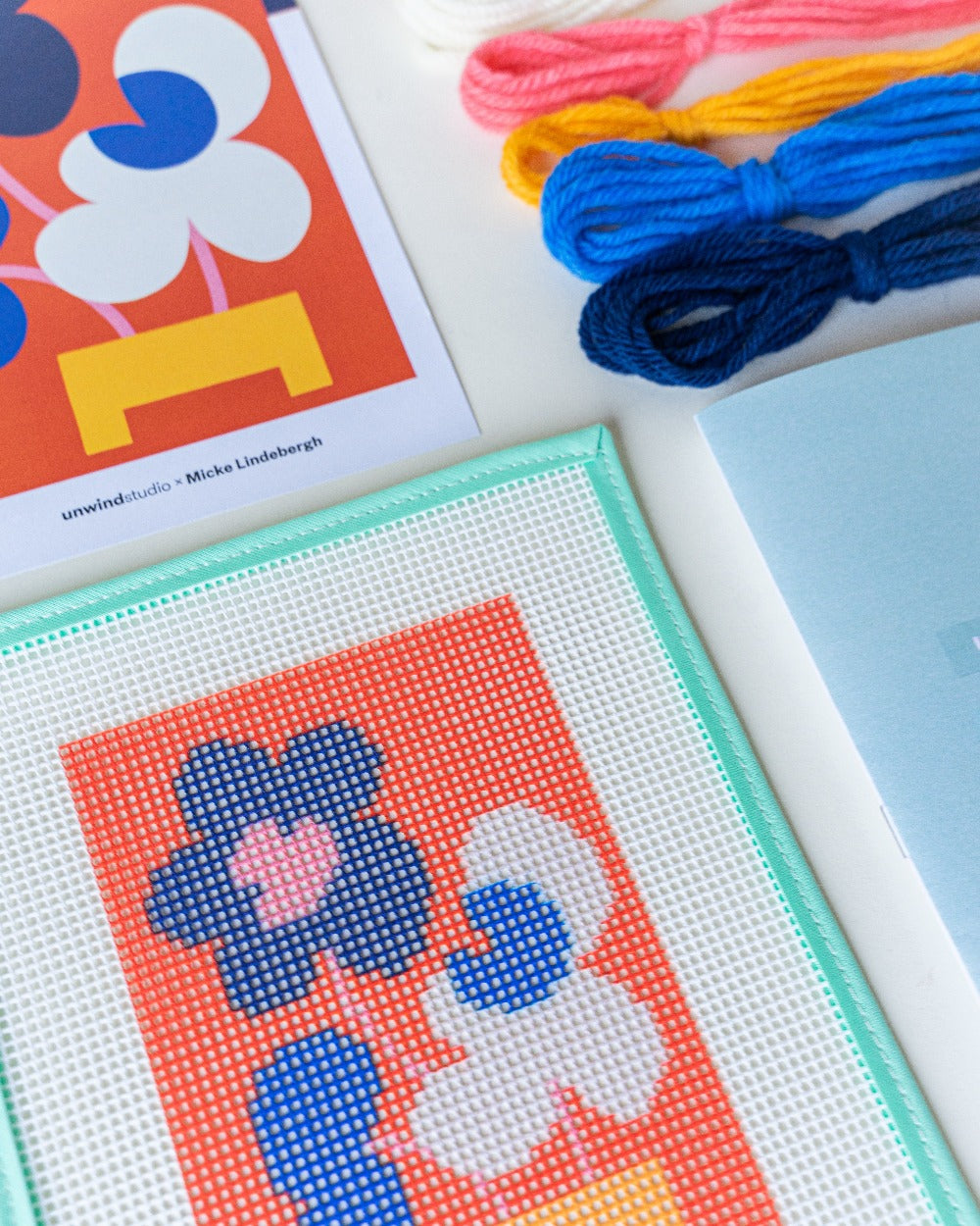 Mickebana Trio Kids - Needlepoint Kit for Kids by Unwind Studio