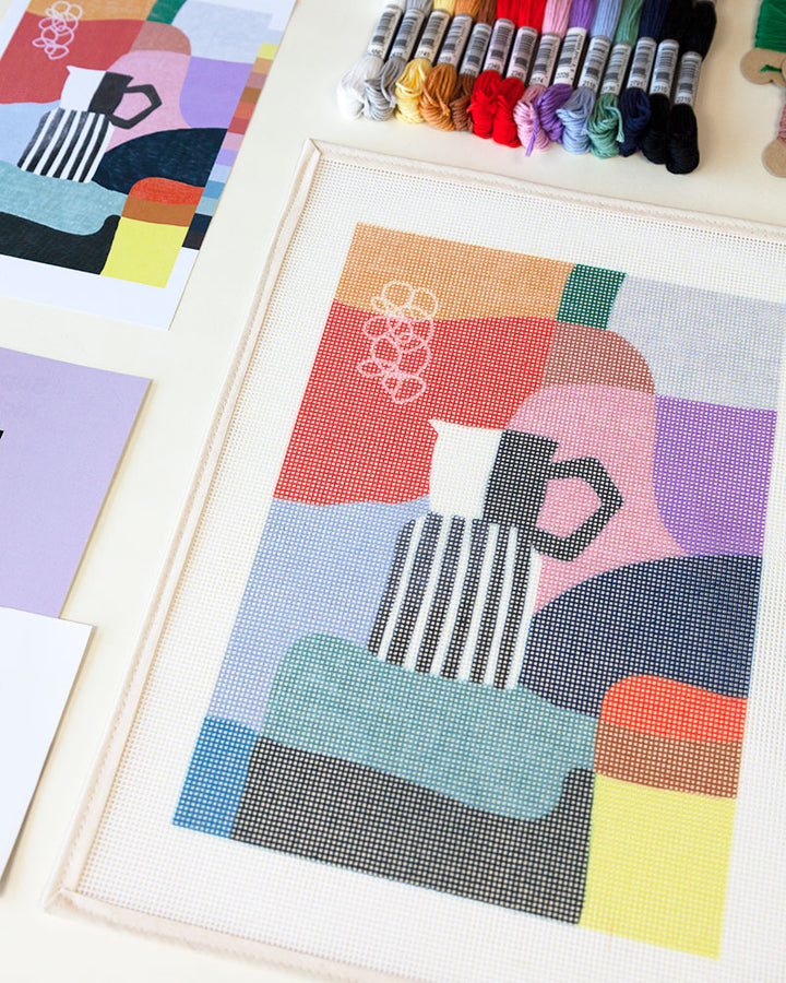 Good Morning Needlepoint Kit by Unwind Studio