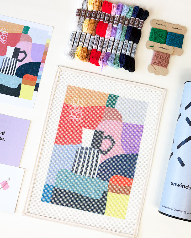 Good Morning Needlepoint Kit by Unwind Studio