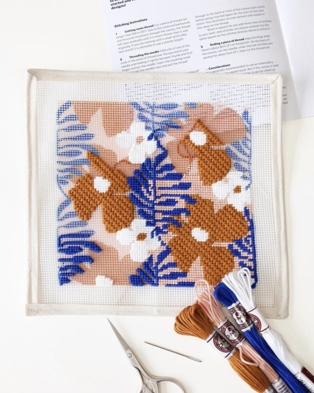 Royan Sunglasses Case Needlepoint Kit by Unwind Studio