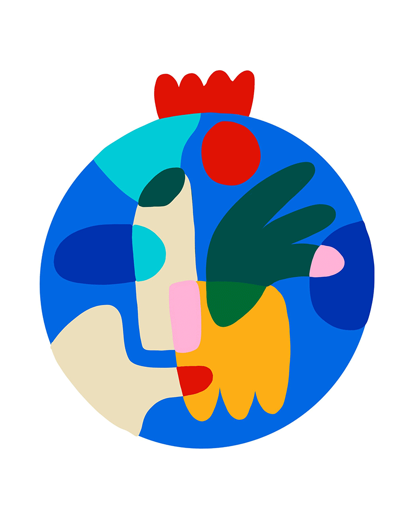 Bauble Flora Needlepoint Ornament Kit by Unwind Studio