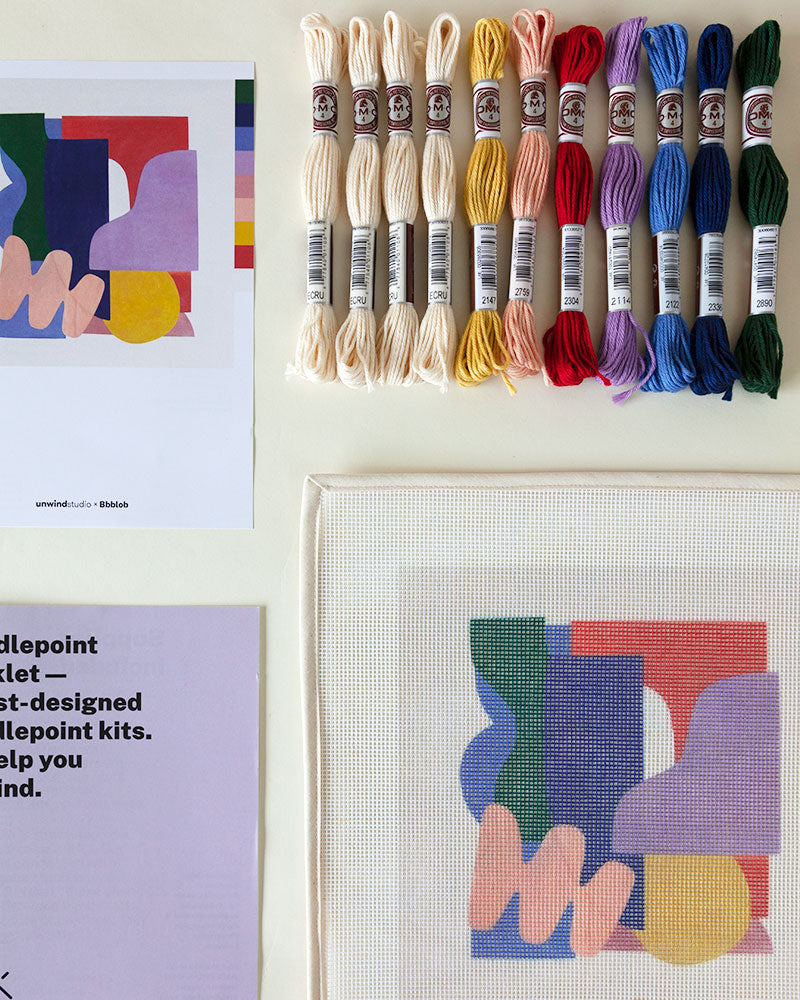 Formations Needlepoint Kit by Unwind Studio