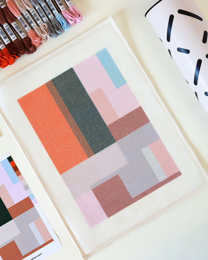 Barragán Needlepoint Kit by Unwind Studio