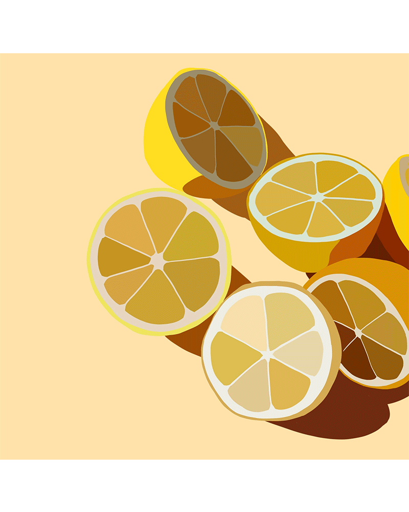 Lemons Needlepoint Kit by Unwind Studio